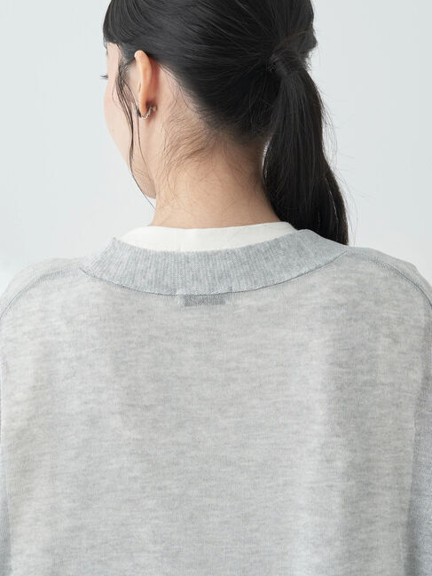 earth music&ecology「シアーBIGカーディガン」|カーディガン|