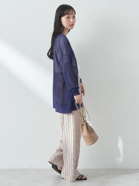 earth music&ecology「シアーBIGカーディガン」|カーディガン|