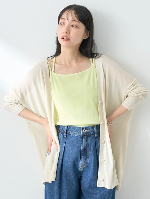 earth music&ecology「シアーBIGカーディガン」|カーディガン|