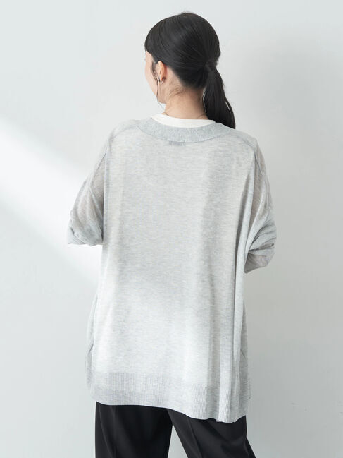 earth music&ecology「シアーBIGカーディガン」|カーディガン|