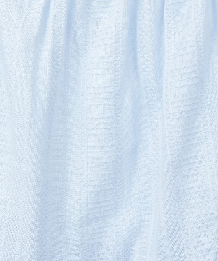 earth music&ecology「パフスリーブコットンフリルブラウス」|シャツ・ブラウス|