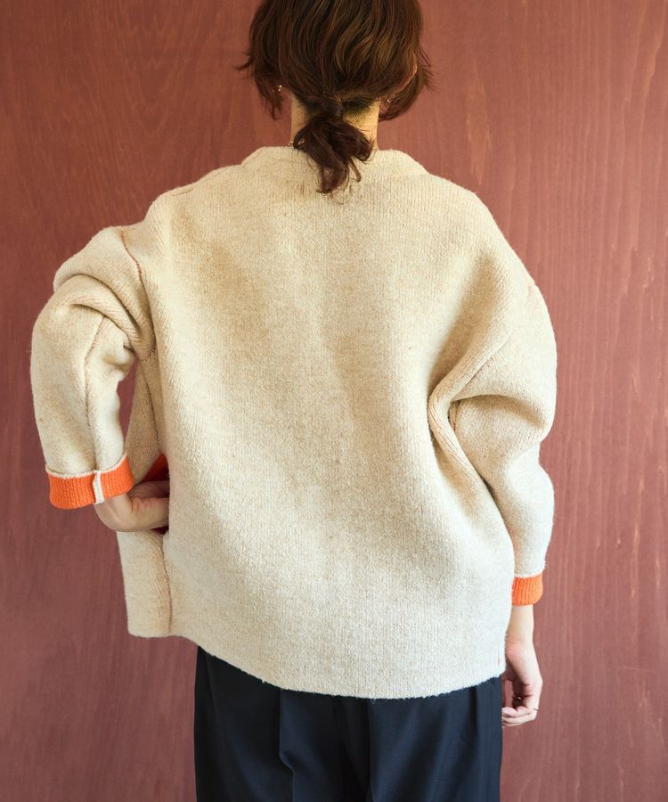 AMERICAN HOLIC「VネックWフェイスニットカーディガン【WEB限定カラー有り】」|カーディガン|