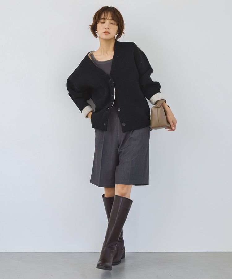 AMERICAN HOLIC「VネックWフェイスニットカーディガン【WEB限定カラー有り】」|カーディガン|