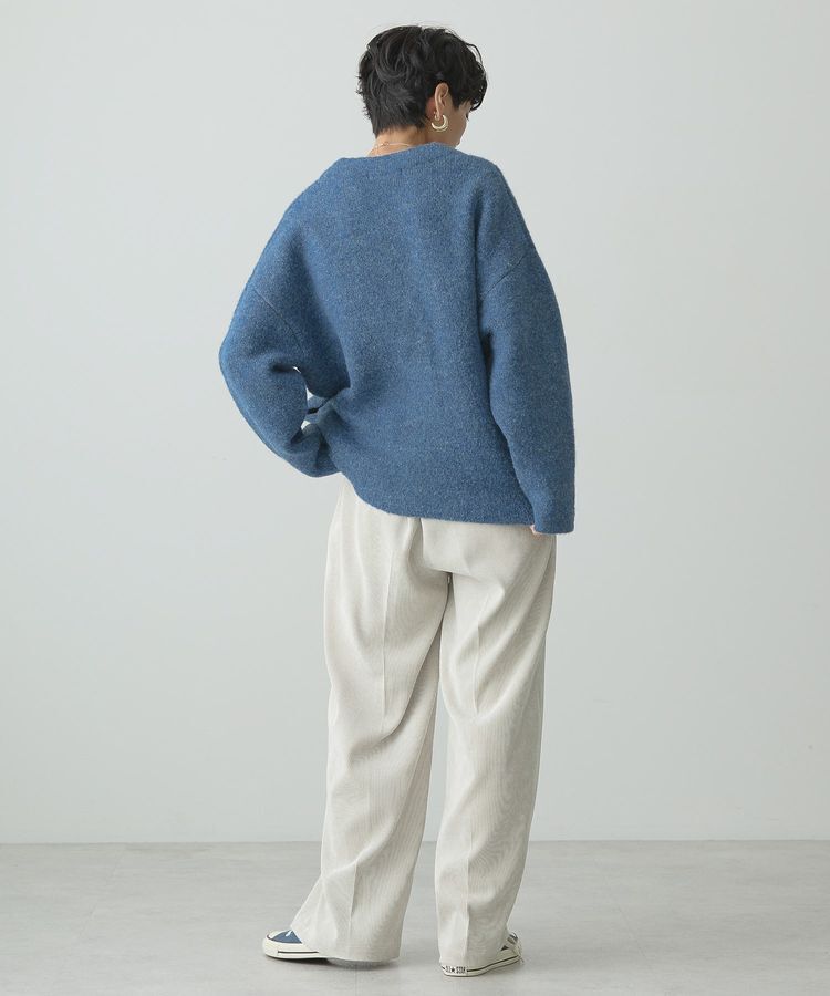 AMERICAN HOLIC「VネックWフェイスニットカーディガン【WEB限定カラー有り】」|カーディガン|