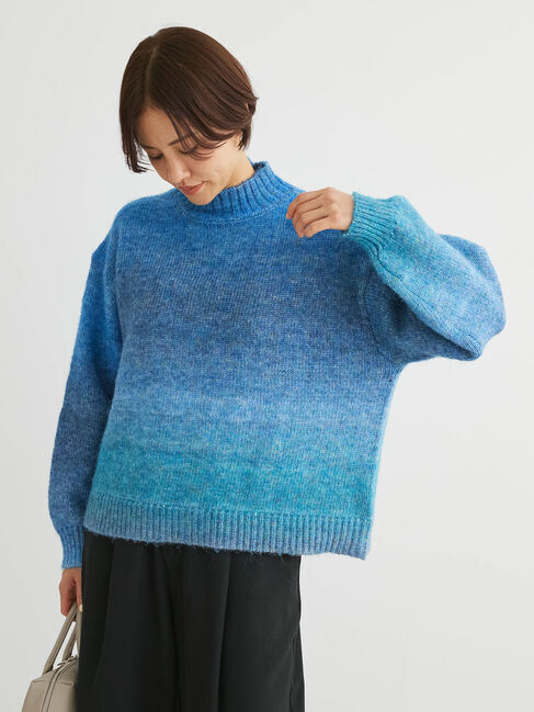 Green Parks「グラデーションニットプルオーバー」|ニット・セーター|