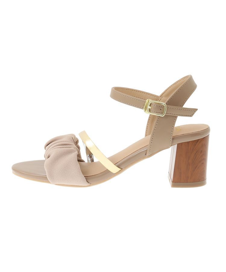 Green Parks「・minia ギャザーストラップサンダル」|サンダル|