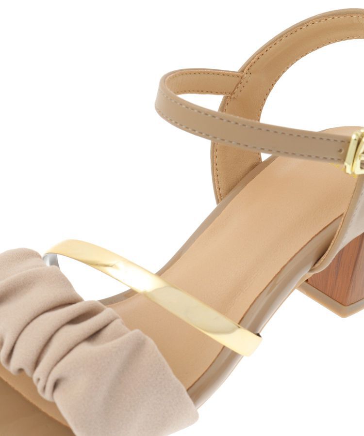 Green Parks「・minia ギャザーストラップサンダル」|サンダル|