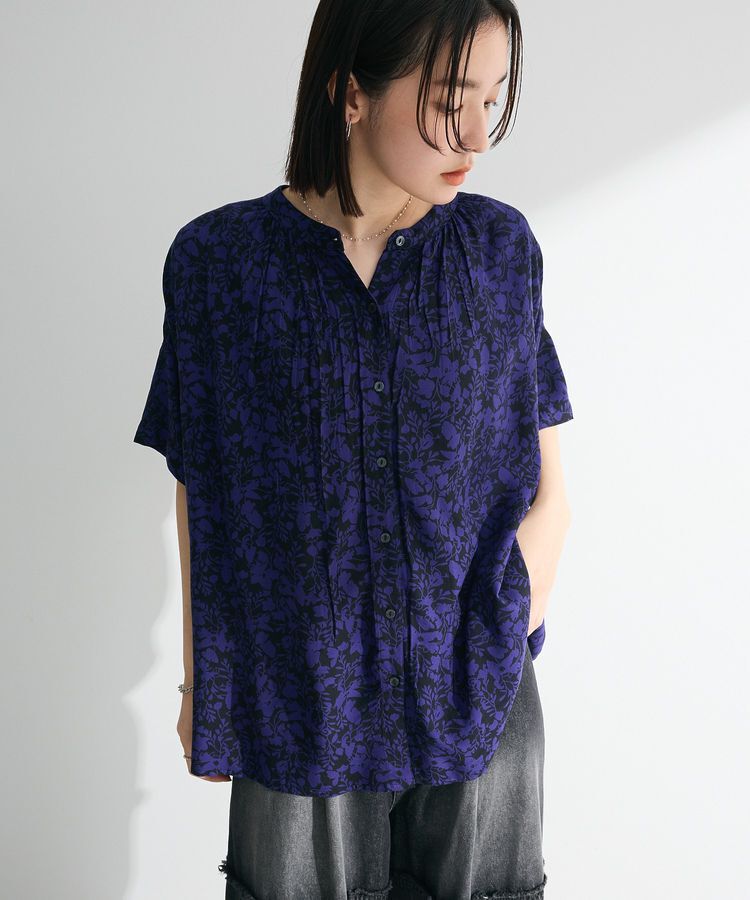 Green Parks「アソート柄さらっとレーヨンブラウス」|シャツ・ブラウス|