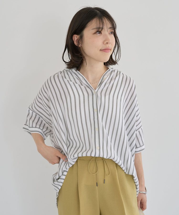 Green Parks「アソート柄さらっとレーヨンブラウス」|シャツ・ブラウス|