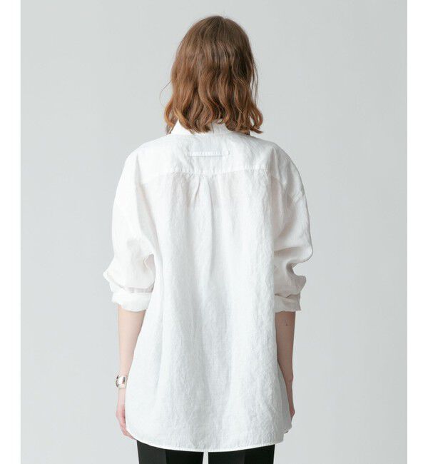 allureville「【TICCA(ティッカ)】 LINEN SQUARE BIG SHIRT」|シャツ・ブラウス|