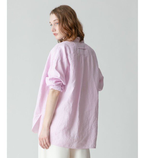 allureville「【TICCA(ティッカ)】 LINEN SQUARE BIG SHIRT」|シャツ・ブラウス|