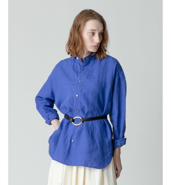 allureville「【TICCA(ティッカ)】 LINEN SQUARE BIG SHIRT」|シャツ・ブラウス|