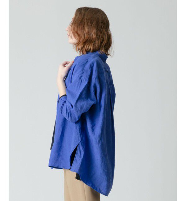 allureville「【TICCA(ティッカ)】 LINEN SQUARE BIG SHIRT」|シャツ・ブラウス|