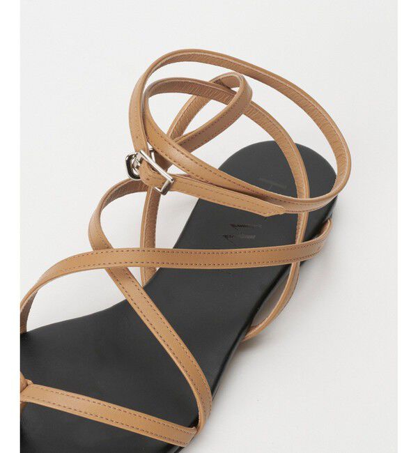 allureville「【HEWN (ヒューン)】THONG LACE-UP SANDAL」|サンダル|