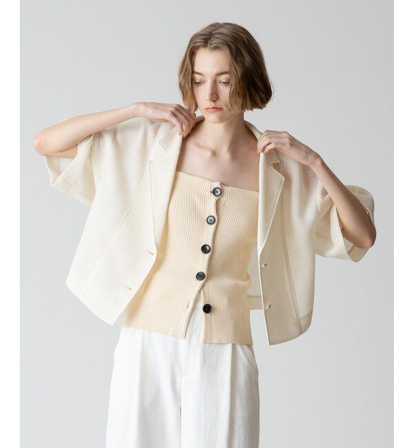 allureville「リオペルメッシュショートジャケット」|その他|