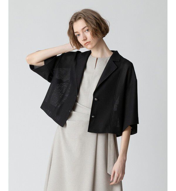 allureville「リオペルメッシュショートジャケット」|その他|