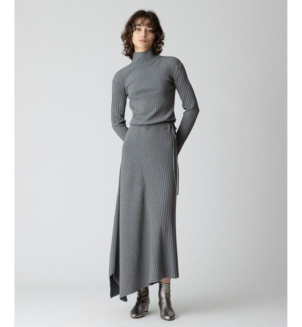 allureville「アシンメトリーヘムワンピース」|ワンピース|