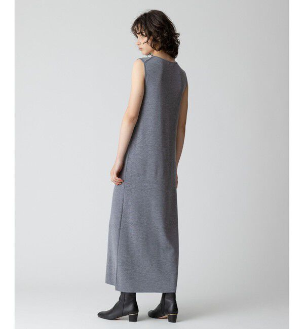 allureville「ハイツイストウール総針ストレートワンピース」|ワンピース|