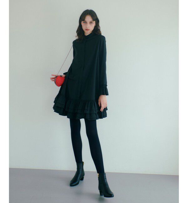 LOULOU WILLOUGHBY「【LOULOU WILLOUGHBY】ティアードフリルワンピース」|ワンピース|