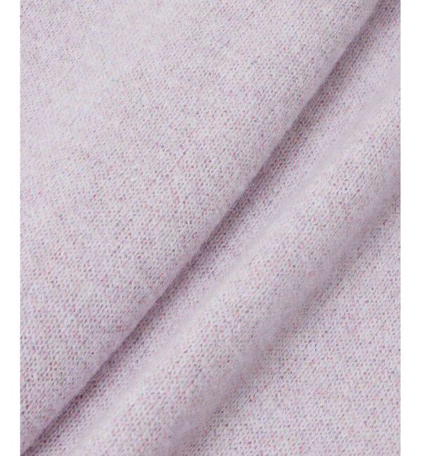 allureville「シャイニーラクーンバックスリットプルオーバー」|ニット・セーター|