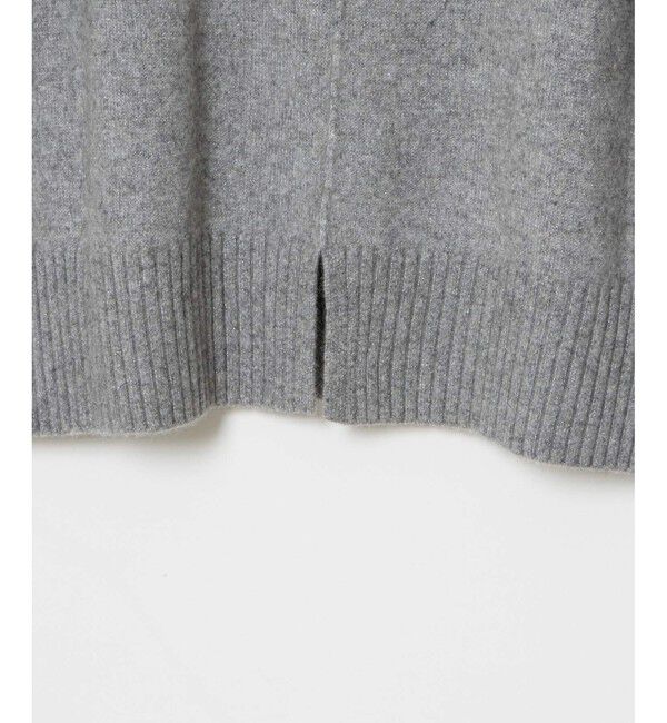 allureville「シャイニーラクーンバックスリットプルオーバー」|ニット・セーター|