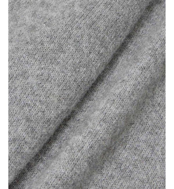 allureville「シャイニーラクーンバックスリットプルオーバー」|ニット・セーター|