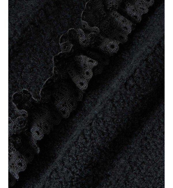 LOULOU WILLOUGHBY「【LOULOU WILLOUGHBY】レーストリミングカーディガン」|カーディガン|