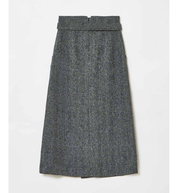 allureville「【セットアップ対応可能】ヘリンボンツイードナロースカート」|スカート|