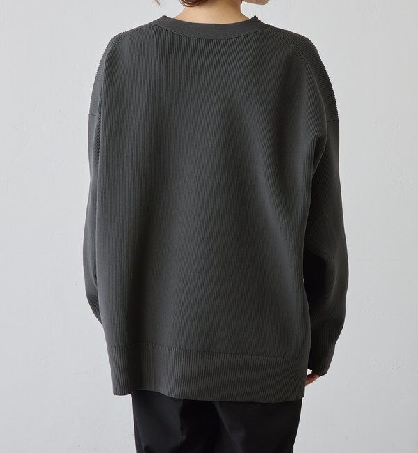  「【WEB限定/Du noir】スポンディッシュBIG Vネックカーディガン」|カーディガン|