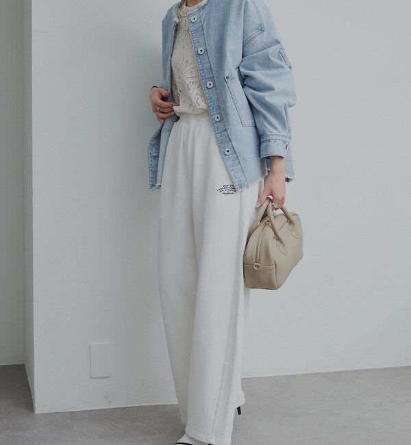  「セルビッチデニムノーカラージャケット」|テーラードジャケット|