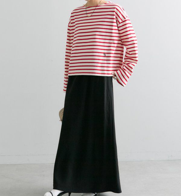  「ボーダーショートカットソー」|プルオーバー|