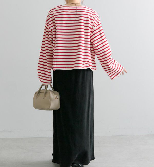  「ボーダーショートカットソー」|プルオーバー|