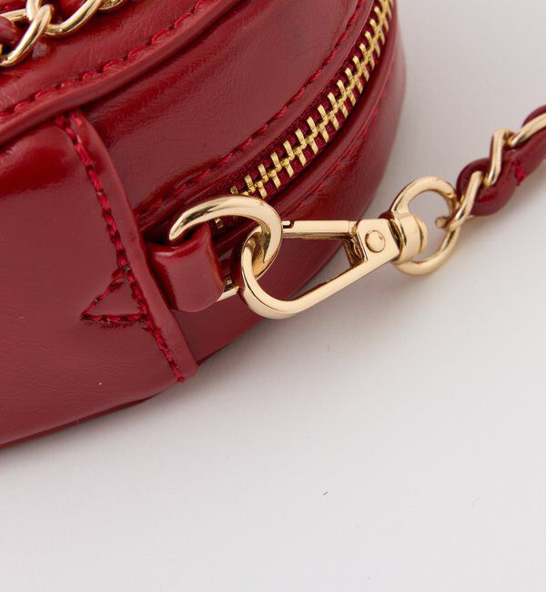  「【Heart Collection】リボン付きキルティングハートバッグ」|ショルダー・メッセンジャー|