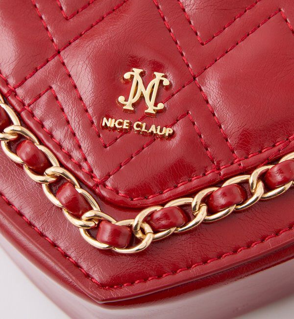  「【Heart Collection】リボン付きキルティングハートバッグ」|ショルダー・メッセンジャー|