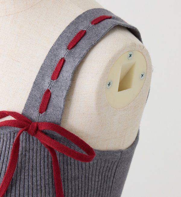  「【Heart collection】ハートボタンビスチェセットカーディガン」|ニット・セーター|