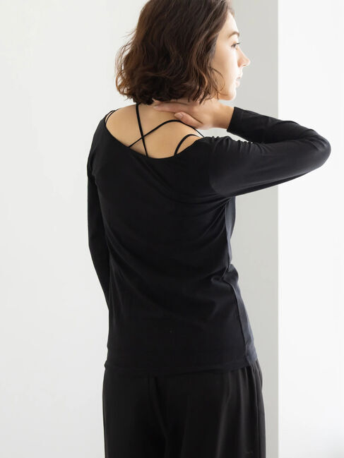 Te chichi「ヘルスヒートインナー(バレエネック)」|Tシャツ・カットソー|