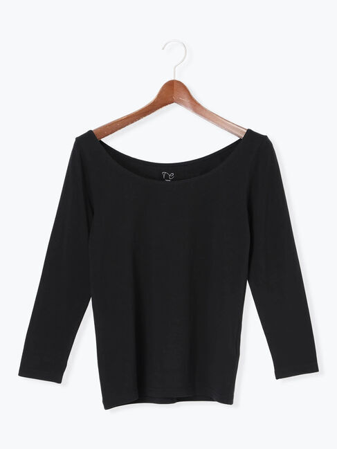 Te chichi「ヘルスヒートインナー(バレエネック)」|Tシャツ・カットソー|