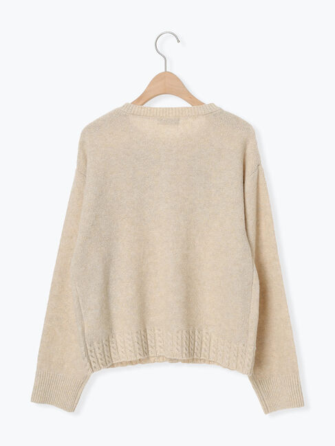 Samansa Mos2「【マカベアリス&times;Samansa Mos2】果物柄刺繍カーデ」|カーディガン|