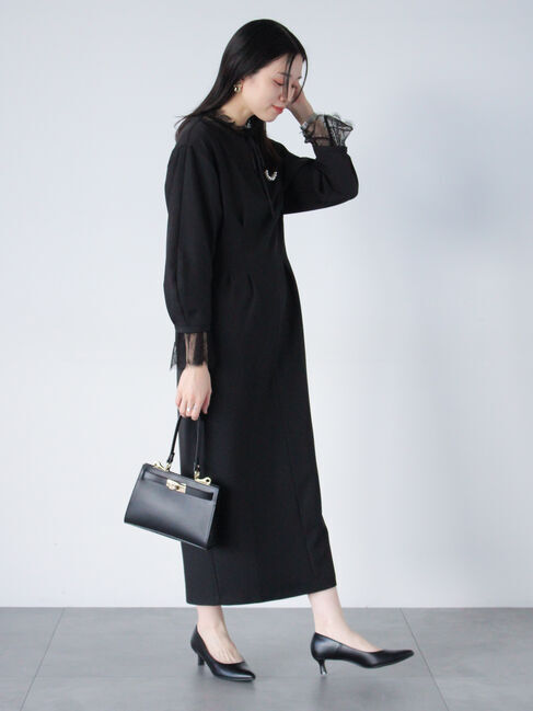 sm2rhythm「【セレモニーアイテム】ウエストタックワンピース」|ワンピース|