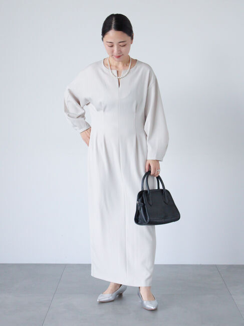 sm2rhythm「【セレモニーアイテム】ウエストタックワンピース」|ワンピース|