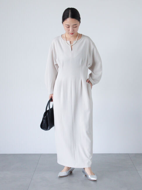 sm2rhythm「【セレモニーアイテム】ウエストタックワンピース」|ワンピース|