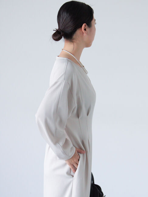 sm2rhythm「【セレモニーアイテム】ウエストタックワンピース」|ワンピース|