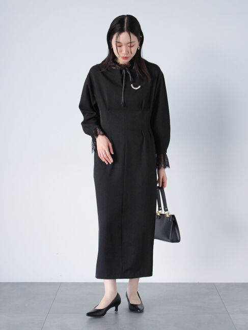 sm2rhythm「【セレモニーアイテム】ウエストタックワンピース」|ワンピース|