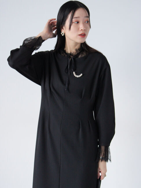 sm2rhythm「【セレモニーアイテム】ウエストタックワンピース」|ワンピース|