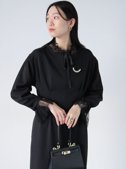 sm2rhythm「【セレモニーアイテム】ウエストタックワンピース」|ワンピース|