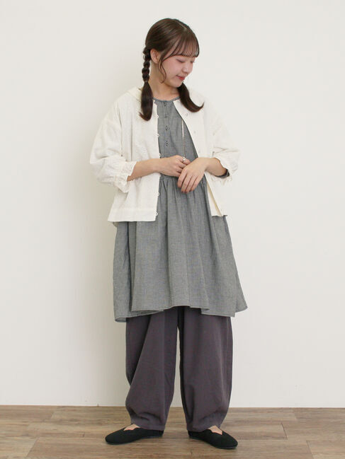 Samansa Mos2「はしごレースふんわりチュニック」|シャツ・ブラウス|