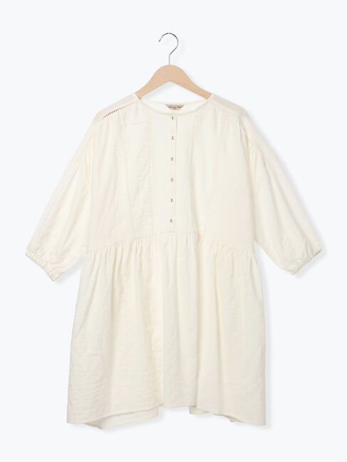 Samansa Mos2「はしごレースふんわりチュニック」|シャツ・ブラウス|