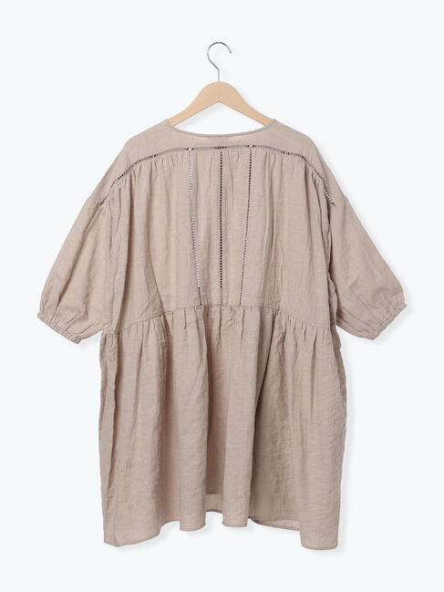 Samansa Mos2「はしごレースふんわりチュニック」|シャツ・ブラウス|