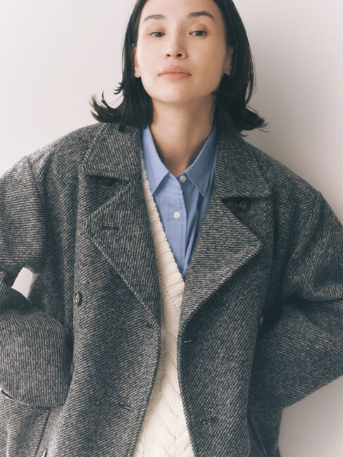 sm2rhythm「ケーブルニットベスト」|ダウンベスト・ベスト|