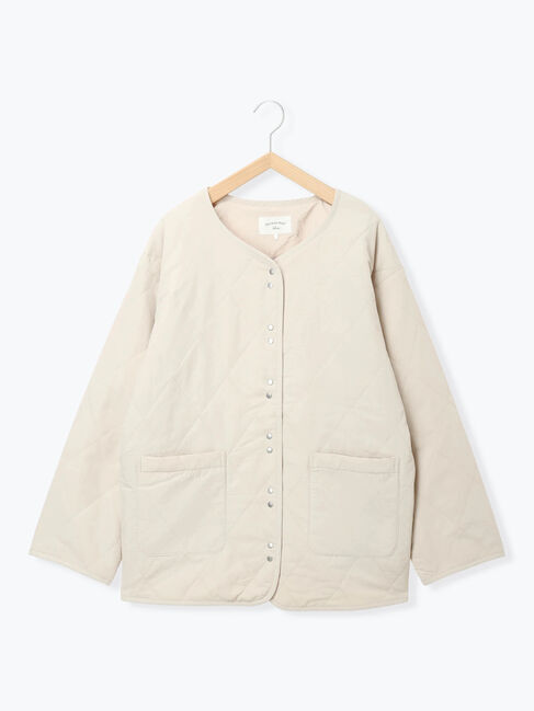 Samansa Mos2 blue「キルトミドルコート」|その他|